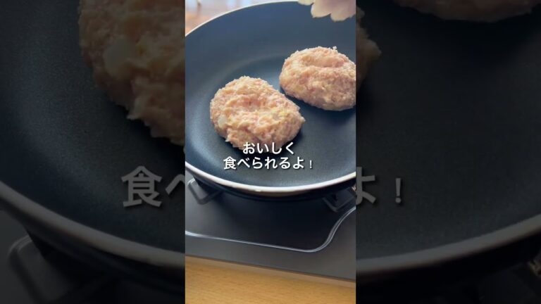 【オートミール消費】持て余してたらハンバーグに入れて！肉汁ぎゅ！っと閉じ込めてくれるよ #オートミール #ダイエットレシピ #オートミールアレンジ