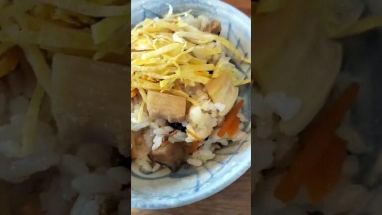 たけのこ入りチラシ寿司　22 04 20　＃Shorts