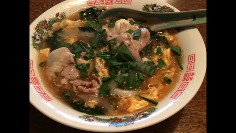 「酸辣湯」（サンラータン、スーラータン）うどん作り方