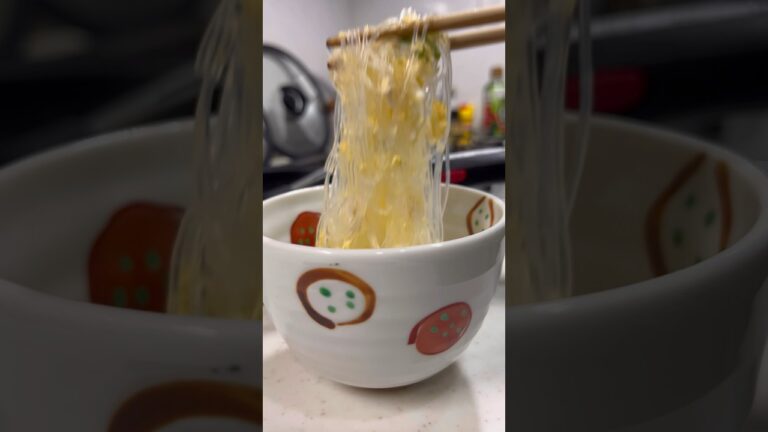30kg痩せた男が食べている中華風春雨スープの作り方を紹介します！#shorts #short
