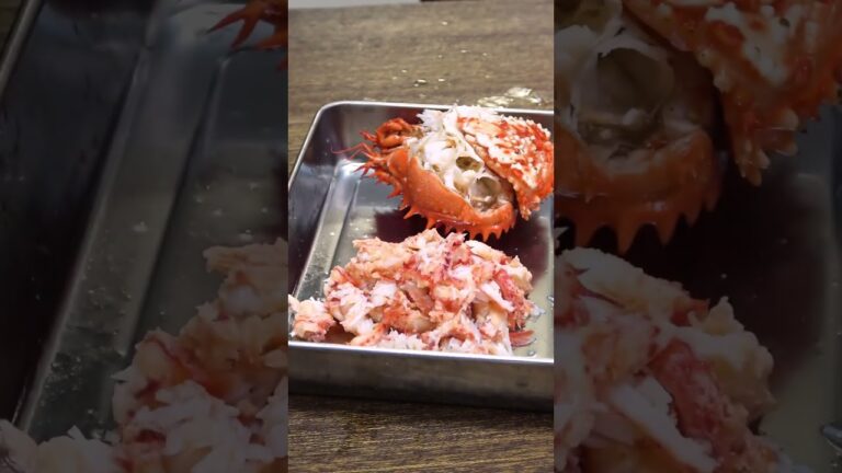 【漁師飯】花咲ガニのあんかけチャーハン 【Fisherman's Rice】 Fried Rice with Hanasaki Crab Ankake