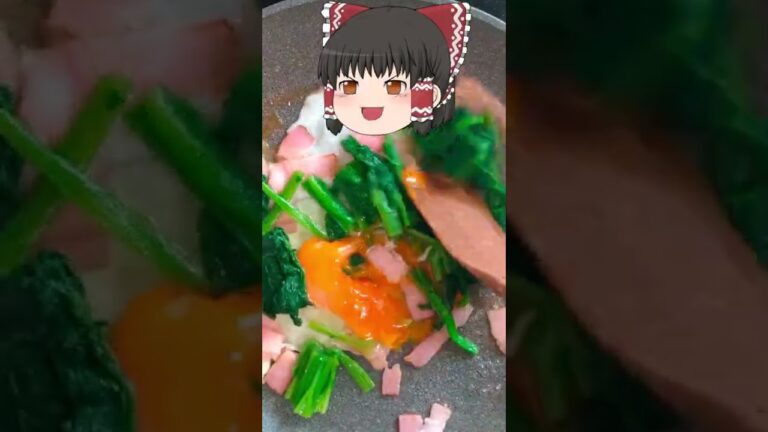 #Short　ポパイ炒め（ほうれん草と卵の炒めもの）