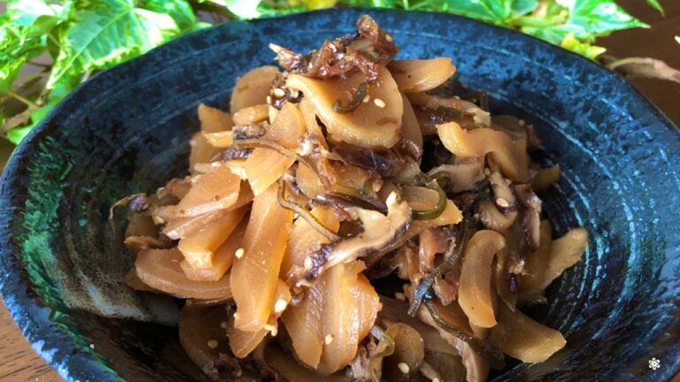 【ご飯の供シリーズ】新生姜の佃煮の作り方｜冷凍保存OK！作りおきに便利｜信州の風景　小暑の頃