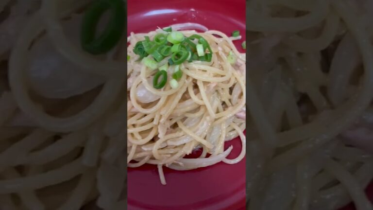 #Shorts ツナの和風マヨネーズパスタの作り方！！