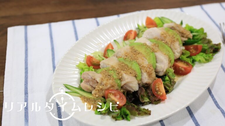 10分で1食レシピ「バンバンジー風サラダ」を緑川鮎香さん（アボカド料理研究家・管理栄養士）が実演！　10分で1食リアルタイムレシピPART13-2日目
