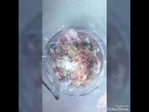 レンジde豚バラの和風ガーリック炒飯