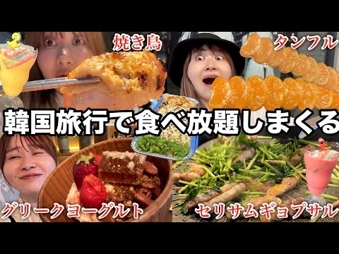 【3泊4日韓国旅行🇰🇷】朝から晩まで韓国料理を食べ尽くす爆食ツアーを開催しました
