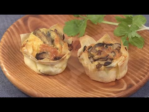 きのこの簡単キッシュ