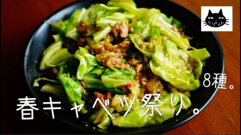 【丸ごと】春のキャベツ祭り。8種【使い切り】