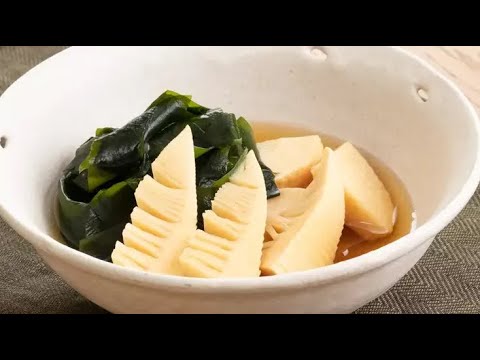 たけのことわかめのあっさり煮
