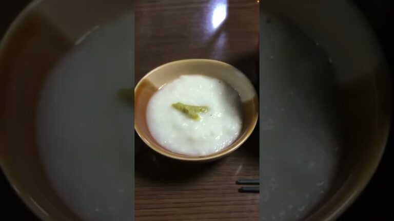 【夕食】今夜はとろろ蕎麦
