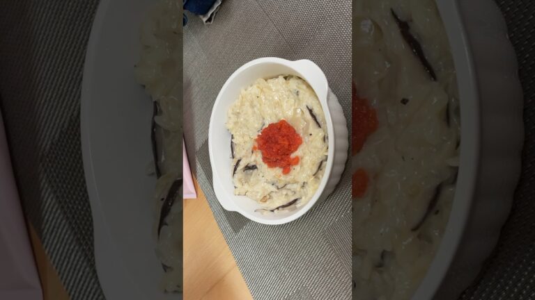 明太子とチーズの組み合わせが結局最強だった#料理 #shorts #自炊#チーズ#リゾット #料理男子 #飯テロ
