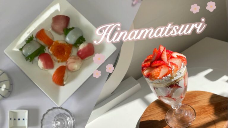 【ひな祭り🌸】子供とできるてまり寿司とケーキ作り