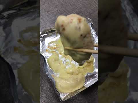 社畜が事務所でササミチーズを焼くだけの動画