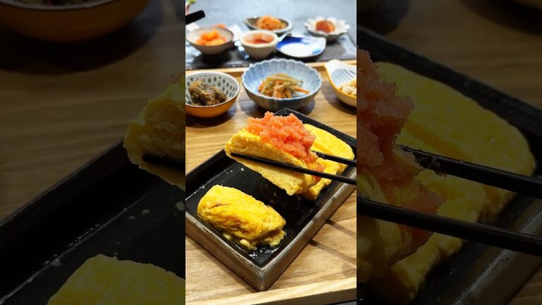 ぷるっぷるすぎる明太子だし巻き玉子🍳#japanesefood #福岡グルメ