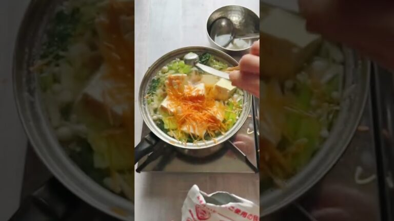 包丁使わずパパっと2品！豚汁と豚しゃぶキムチ
