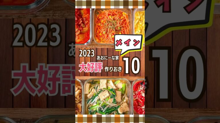 【メインおかずランキング】わが家で爆食いだった作り置きレシピ #節約レシピ #節約料理 #節約ごはん #簡単レシピ #作り置き #レシピ動画 #料理動画 #shorts