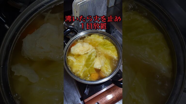 【料理】これ以上美味しい野菜スープはないんじゃないか、なんてね。#shorts_ #shorts