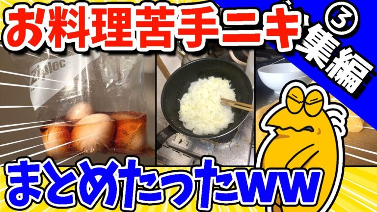 【2ch面白いスレ】お料理苦手ニキまとめたったwww【総集編】