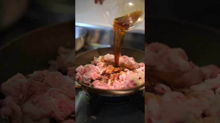 失敗する方が難しいトロトロ豚丼 #料理 #cooking #簡単レシピ #飯テロ