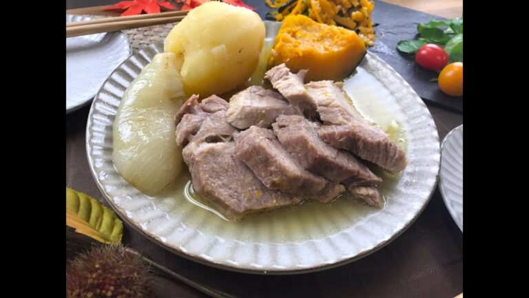 炊飯器で野菜と一緒に！極上「塩ぶた」の作り方