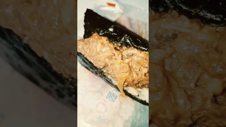 ローソンで盛りすぎ！牛焼肉おにぎり買ってみた