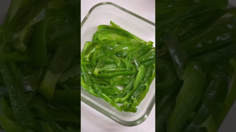 【レンジで3分】ピーマンサラダ🫑　#shorts