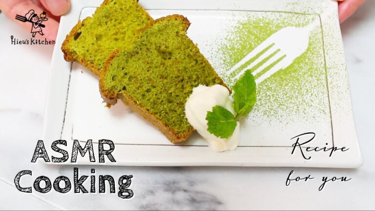 【3分クッキング】抹茶パウンドケーキの作り方│Matcha Pound Cake #パウンドケーキ