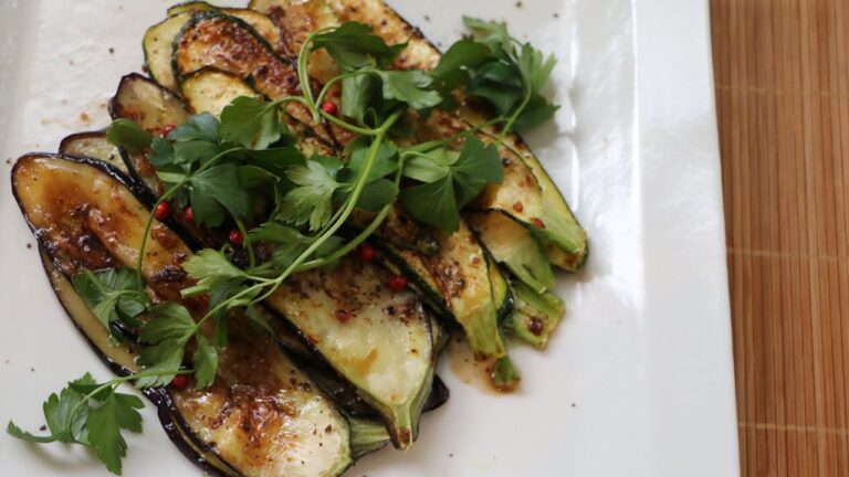 【うつわ８割】イタリアの前菜の定番 "茄子とズッキーニのバルサミコマリネ" _N'151