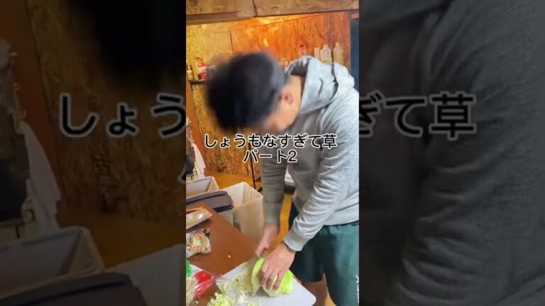 #料理男子 #料理上手 #キャベツの千切り #パート2 #やったことないchannel #shorts