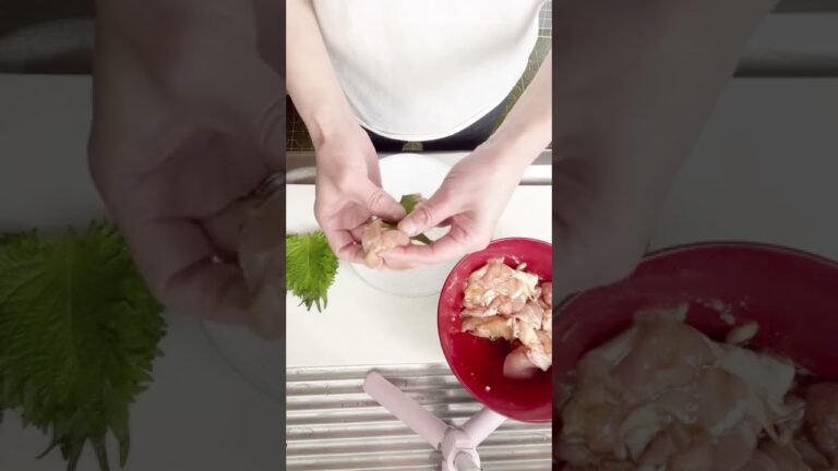 止まらないうまさ😍👍【大葉唐揚げ】#Shorts #ひめりんご