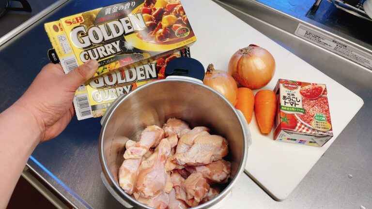 1㎏の手羽元を圧力鍋でホロッホロに煮込んだ手羽カレー