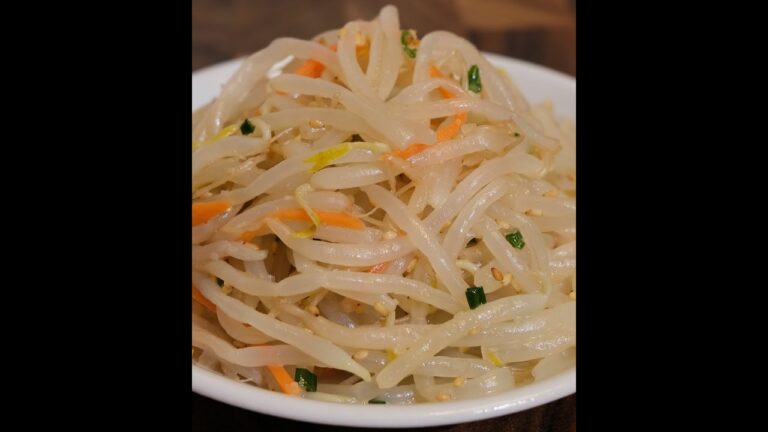 めっちゃ簡単でめっちゃ美味しいおかず ナムル | もやしナムル #Shorts