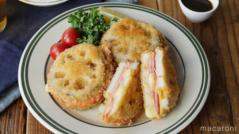 食べごたえ抜群！れんこんハムカツ