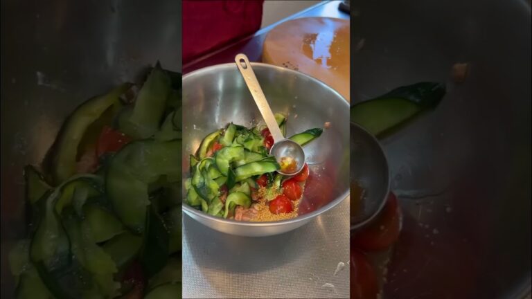 ＼ランチに／さっぱりソーメンサラダ レシピはコメント欄に記載 #shorts