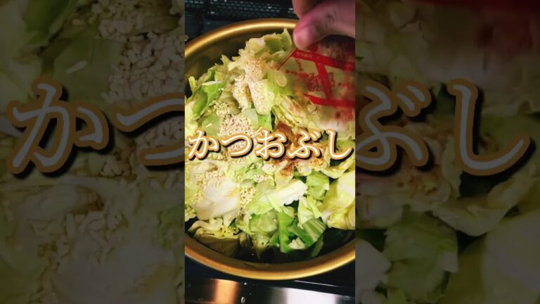 【料理】鶏むね肉とキャベツを使った鍋最高！#料理#リュウジのバズレシピ