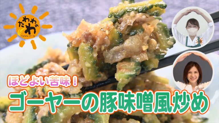 ゴーヤーの豚味噌風炒め(2022年8月28日放送)