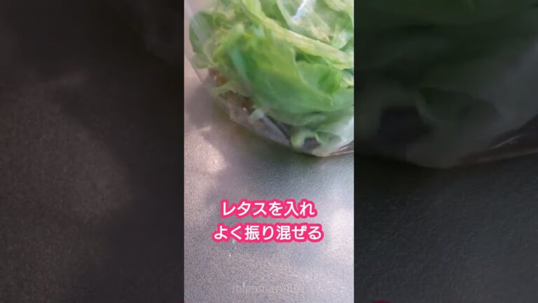 【レタス大量消費】やみつきレタス作ったよ～ #レタス #レタス大量消費