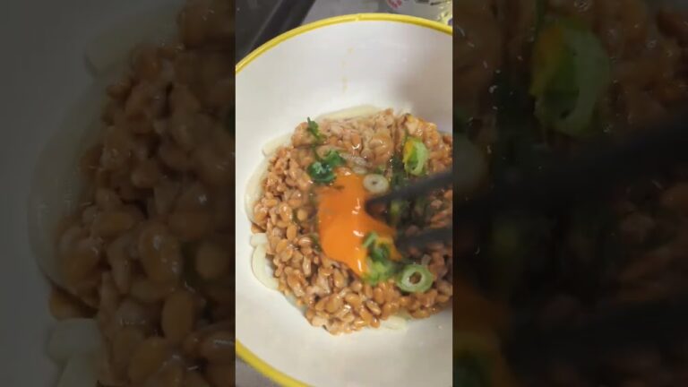 ぶっかけ納豆うどん！極