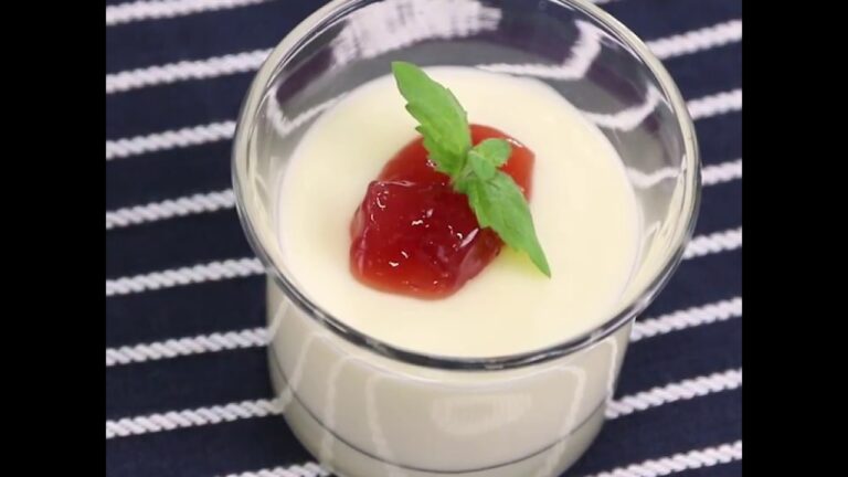 5分で出来る なめらかパンナコッタ