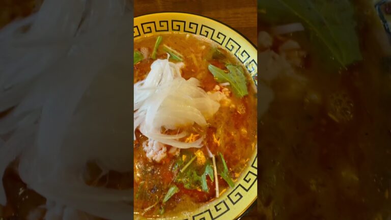 サラリーマンの昼食〜らぁ麺しろがね・濃厚旨辛鶏坦々麺編〜