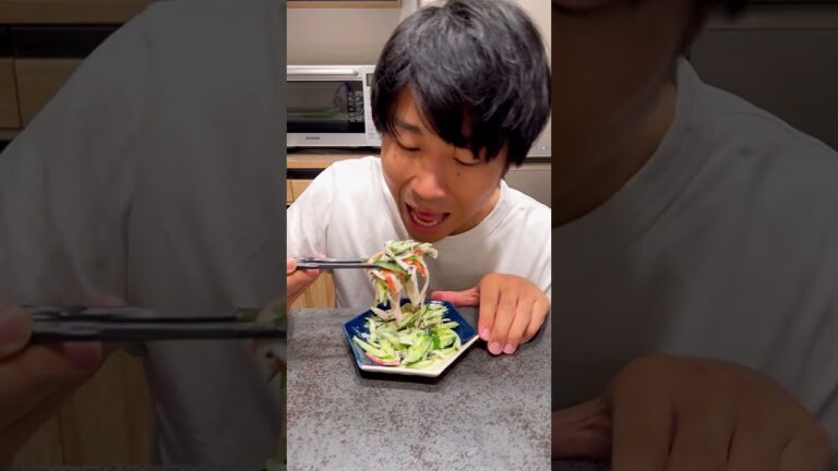 【コスパ抜群！】カニカマきゅうり！