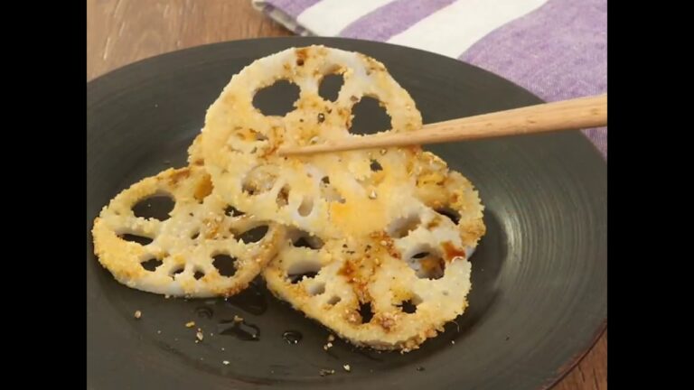 カリッとほくほく！レンコンのチーズ焼き