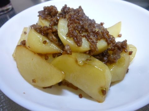 【レシピ】ジャガイモとそぼろ炒め♪とっても簡単!!子供にも大人気!!