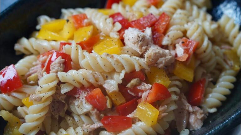 ツナとパプリカの冷製パスタサラダのレシピ | イタリア料理
