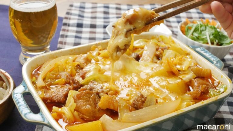 皿ごとレンチン簡単すぎ！とろ〜り チーズの 豚ッ カルビ のレシピ 作り方