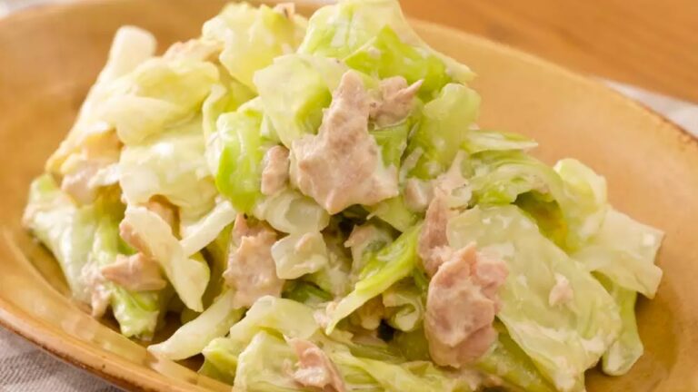 キャベツとツナのマヨネーズあえ