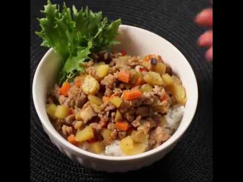 強火で手早く作って香ばしく 野菜と豚そぼろの中華風丼 ｜ moguna[モグナ]