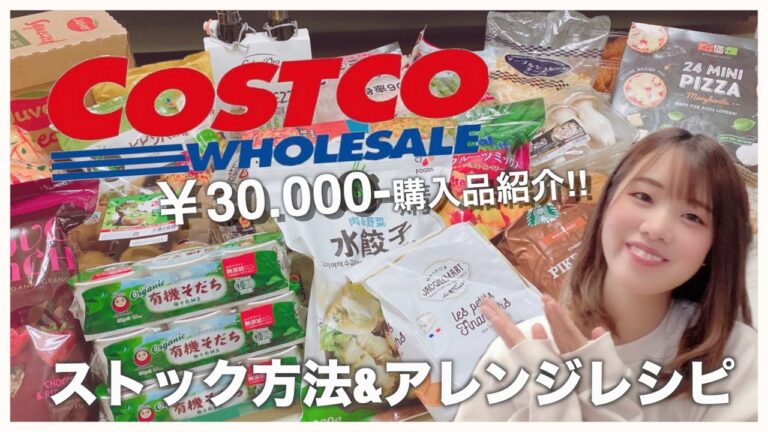 【コストコ購入品】見応え満載‼️おすすめ商品と我が家のストック方法🌟産後&年末に向けて爆買い🛒