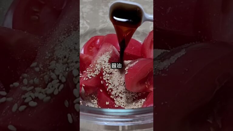 【人気】【簡単】韓国風トマトサラダ　#shorts